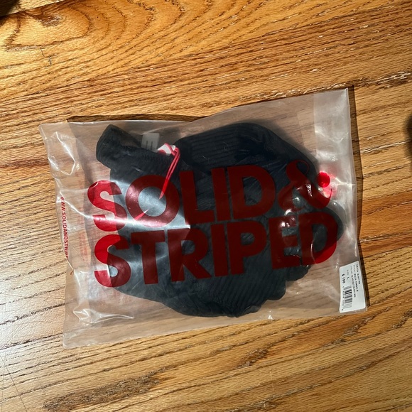 Solid & Striped Ada Slinky Rib Black Cut out one piece bathing suit NWT L - Picture 3 of 5